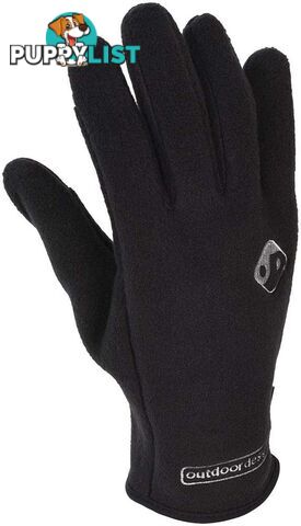 Outdoor Designs Fuji Touch Fleece Mid Layer Gloves - Black - Xl - 259018