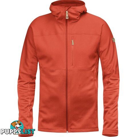 Fjallraven Abisko Trail Fleece Mens Jacket - Flame Orange - M - CF82257214M