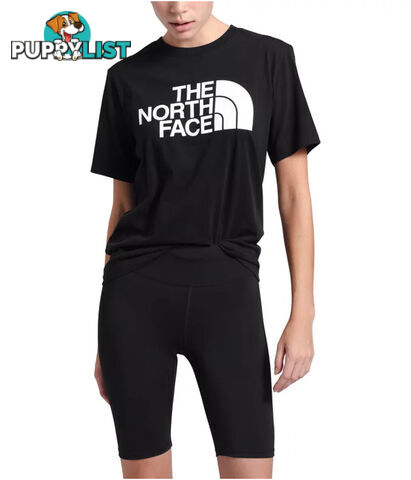 The North Face Half Dome Cotton Womens Short-Sleeve Tee - TNF Black - L - NF0A4M4SJK3-W0L