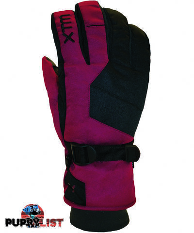 XTM Les Triomphe Ladies Snow Glove - Burgundy - S - BL009-BUR-S