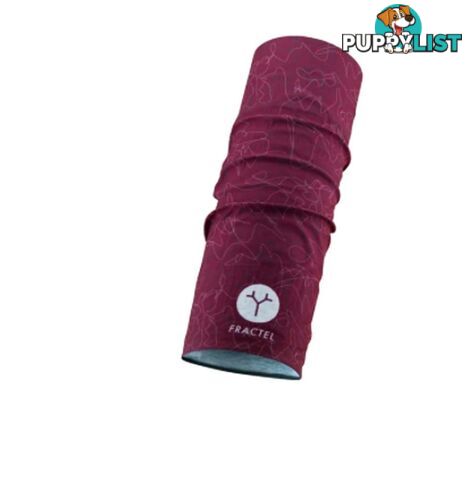 Fractel Multi-Use Lightweight Neck Band - Merlot Edition - Maroon - MER02