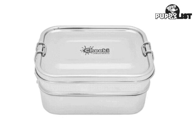 Cheeki Double Stacker Stainles Steel Lunch Box - 1L - CLBDS1