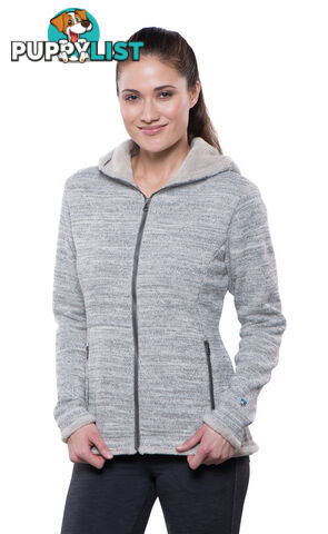 Kuhl Alska Hoody Womens Fleece Jacket - Ash - XS - KUH00005-Ash-XS