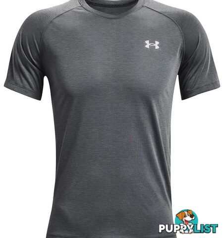 Under Armour Streaker SS Mens Performance T-Shirt - Pitch Gray/Pitch Gray/Reflective - LG - 1361469-012-LG