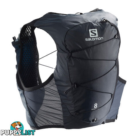 Salomon Active Skin 8 Set Lightweight Running Pack - Ebony - XS - C13037-XS