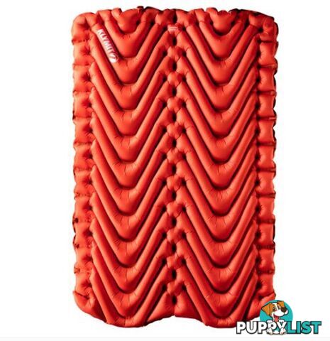 Klymit Insulated Double V Lightweight Sleeping Mat - Orange - BK06IDOR02E