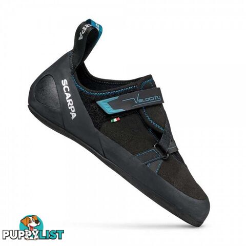 Scarpa Velocity Mens Climbing Shoes - Black/Ottanio - 8 - SCA20069-Black-Otta-41