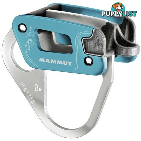 Mammut Bionic Alpine Belay Device -  Aqua/Graphite - 2040-01601-5852-1