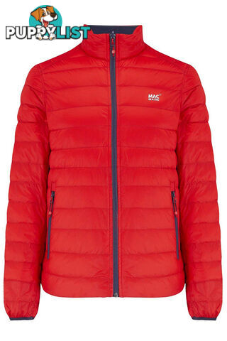 Mac In A Sac Polar Mens Reversible Insulated Down Jacket - Red/Navy - L - POL1189RED-NVL