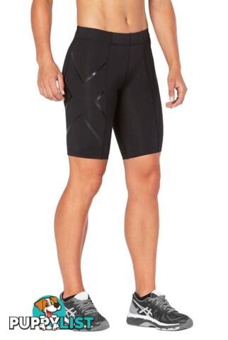 2XU Womens Compression Shorts - Black/Nero - M - WA4176b-BLK-NRO-M