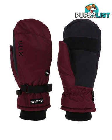 XTM Whistler Adult Unisex Waterproof Snow Mitt Gloves - Shiraz - S - DU013-SHZ-S