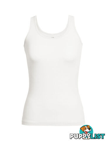 Icebreaker Siren Womens Merino Tank Top - Snow - XS - 103213101XS