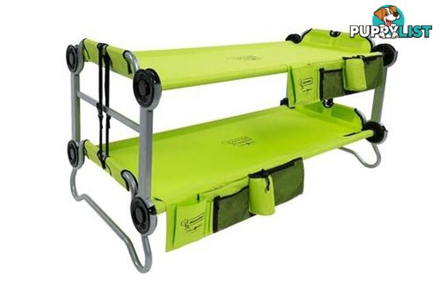 Disc-O-Bed Kid-O-Bunk w/ Organiser - Lime Green - DB30005BO