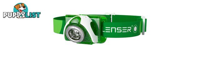 LED Lenser SEO3 GREEN Head Lamp with RED LED - 90 lumens - ZL6103