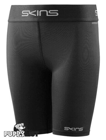 SKINS DNAmic Force Youth 1/2 Compression Tights - Black - SWDF80000029001