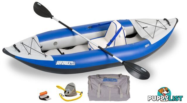 Sea Eagle 300X Explorer Inflatable 1 Person Boat 300XKP - Pro Package - 300xkp-P