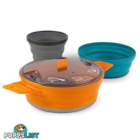 Sea To Summit X-Set 21 - 3 Pce (X-Pot 1.4L, X-Bowl, X-Mug) - AXSET21OR