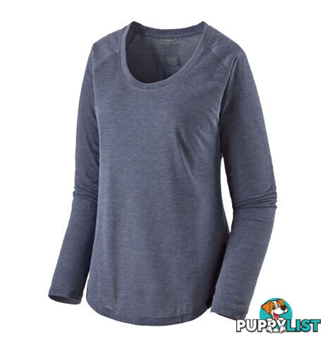 Patagonia Capilene Cool Trail Womens Long Sleeve Performance T-Shirt - Classic Navy - L - 24491-CNY-L