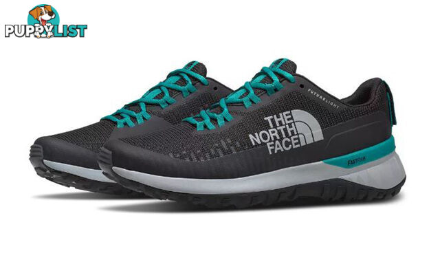 The North Face W Ultra Traction Futurelight Womens Trail Running Shoes - TNF Black/Jaiden Green - 8 - NF0A46C6V3M-08F