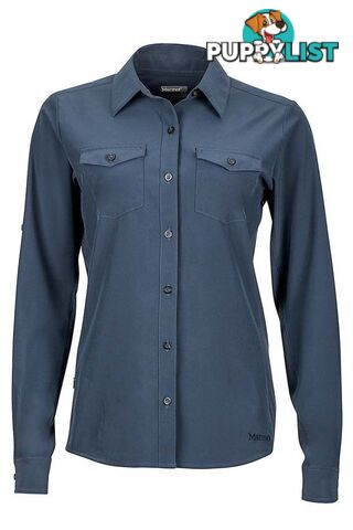 Marmot Annika Womens Long Sleeve Shirt - Dark Steel - 149242-DS