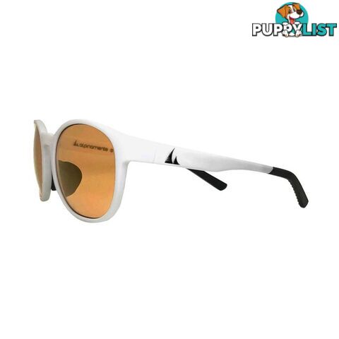 Alpinamente Pelmo Photochromic Performance Sunglasses - Air Bronze/Sport Coating - Rubber White - PEL19AB