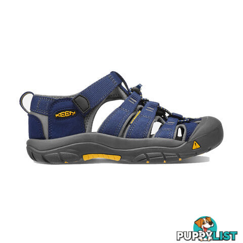 Keen Newport H2 Kids Hiking Sandals - Blue Depths Gargoyle - US 12 - 1009938-12