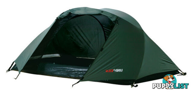 Black Wolf Stealth Mesh 2 Person Hiking Tent - Olive - STME-OLIVE