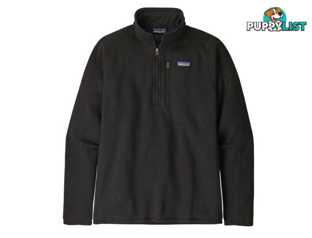 Patagonia Better Sweater 1/4 Zip Mens Fleece Jacket - Black - M - 25523-BLK-M