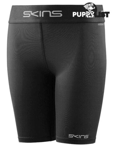 SKINS DNAmic Force Youth 1/2 Compression Tights - Black - S - SWDF80000029001S