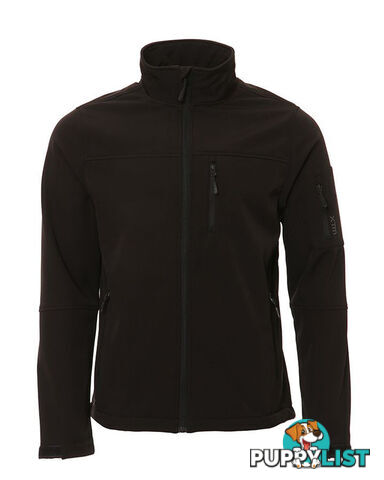 XTM Softshell Mens Windproof Jacket - Black - Xl - NM009-BLK-XL