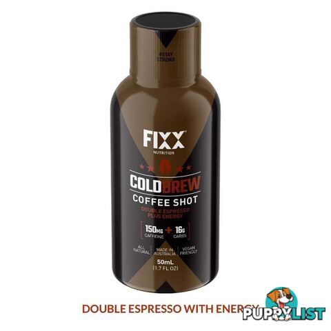 Fixx Nutrition Cold Brew Energy Coffee Shot - 50ml - FXCBENERGY