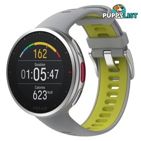 Polar Vantage V2 Multisport GPS Watch - Grey/Lime - M/L - 90083651