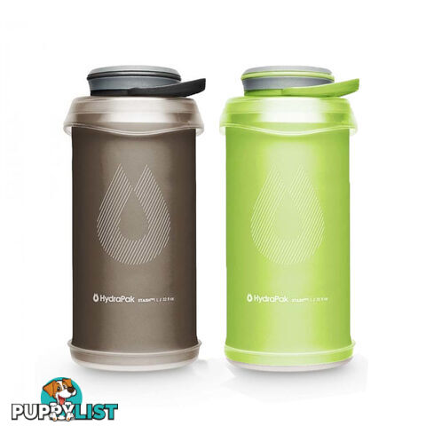 Hydrapak Stash 2.0 Compact & Flexible 1L Water Bottle - HYD-G121PP