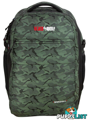 Black Wolf Marshall Rolling Case - Green Camo - W0134-GreenCamo