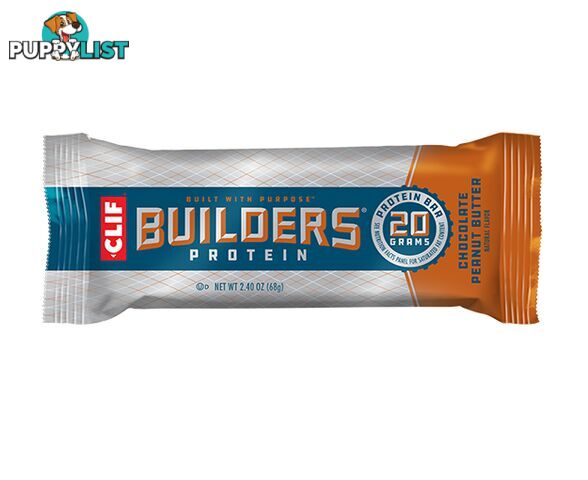 Clif Bar Builders Protein Bar - Chocolate Peanut Butter - Single - Clif-Builders-CPB