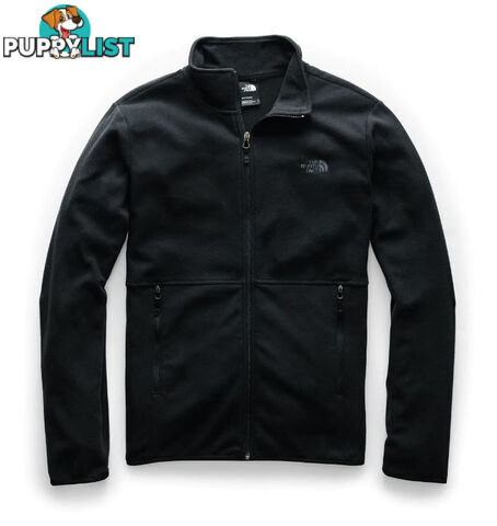 The North Face TKA Glacier FZ Mens Fleece Jacket - TNF Black/TNF Black - Xl - NF0A4AJCKX7-X1L