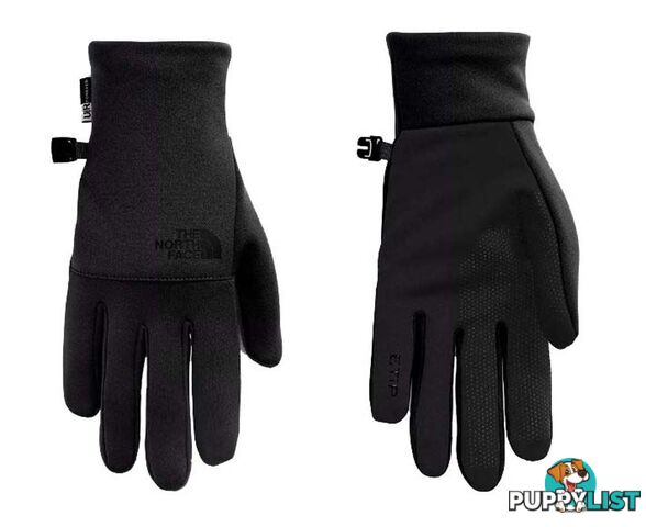 The North Face Etip Recycled Mens Fleece Gloves - TNF Black - S - NF0A4SHAJK3-R0S