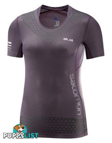 Salomon S/Lab Exo Womens Short Sleeve Running Tee S18 - Maverick - 400844