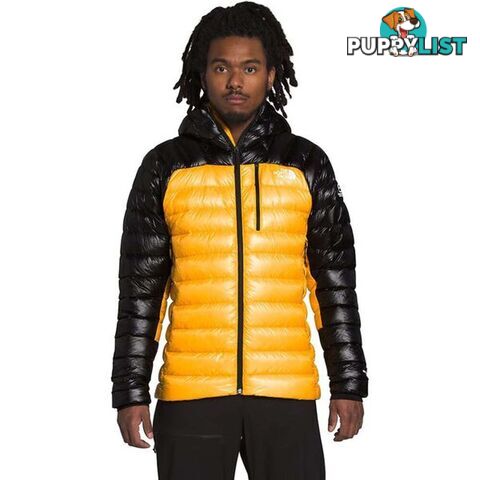 The North Face Summit Down Mens Insulated Hoodie - Summit Gold/TNF Black - XL - NF0A4P6CZU3-X1L