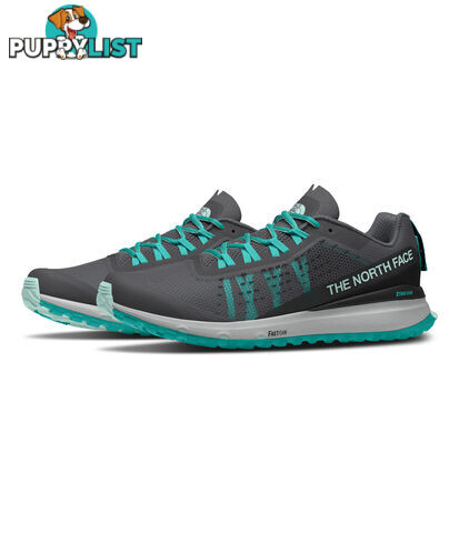 The North Face Ultra Swift Womens Trail Running Shoes - Dark Shadow Grey/Jaiden Green - NF0A3X1GMH3