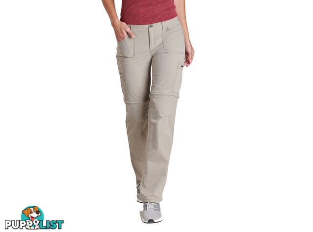 Kuhl Horizn Convertible Womens Hiking Pants - 32L - Khaki - AU8/US4 - KUH00410-Khaki-4