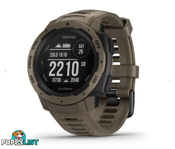 Garmin Instinct Tactical Watch - Coyote Tan - 10-02064-71