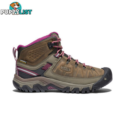 Keen Targhee III Mid WP Womens Waterproof Hiking Boots - Weiss Boysenberry - US 6 - 1018178-6