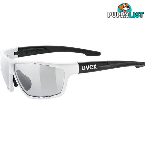 Uvex Sportstyle 706 V Sports Sunglasses - White Matte/Black - S5320058201