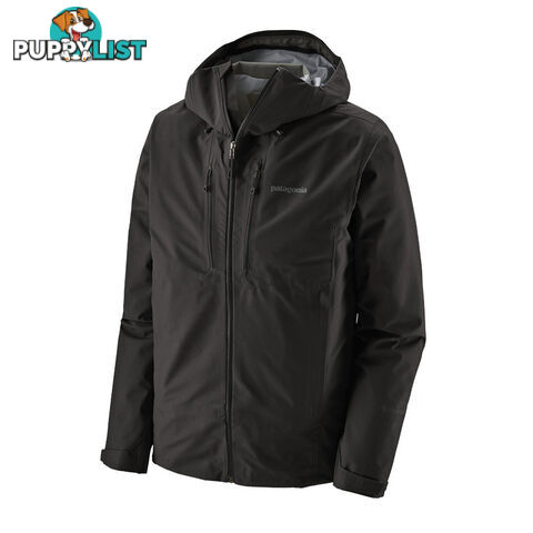 Patagonia Triolet Mens Alpine Waterproof Jacket - Black - S - 83402-BLK-S