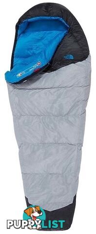 The North Face Blue Kazoo Down Sleeping Bag - High Rise Grey/Hyper Blue - NF0A3G64TQU-R-RH