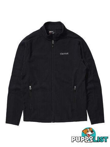 Marmot Rocklin Full Zip Mens Fleece Jacket - Black - S - 10130001S