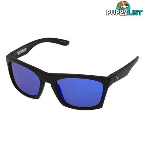 Venture Eyewear Base Camp Polarised Sunglasses - Matte Blk/Blue Revo - 3876-Blkblue-IP-51