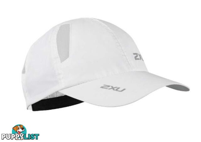 2XU Run Cap - White/White - UQ5685f-WHT-WHT