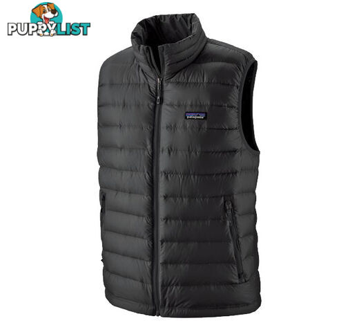 Patagonia Down Sweater Mens Insulated Vest - Black - XL - 84622-BLK-XL